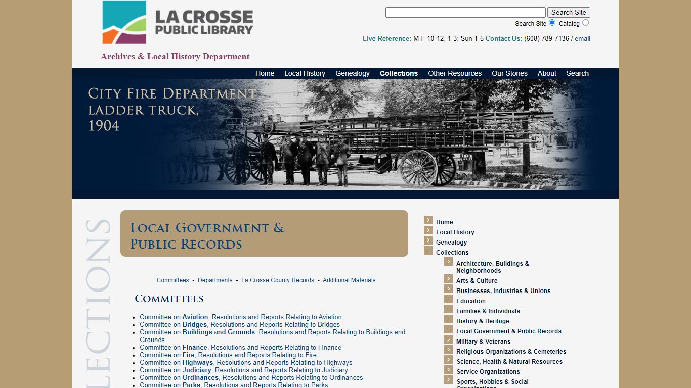 Local Government & Public Records - La Crosse Public Library